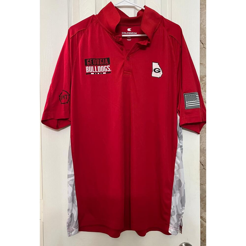 Men's Colosseum Georgia Bulldogs Polo Shirt - Size XXL